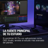 Elgato 4K Pro, Tarjeta de Captura Interna: Traspaso de señal 8K60|4K60 HDR10 con una latencia ultrabaja en PS5|Pro, Xbox Series X|S, Nintendo Switch 2, OBS y más, Streaming, Compatible PC y Dual PC