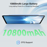 DOOGEE T20 Ultra Tablet Android 13, 12 Pulgadas, 32 GB + 256 GB (TF 2TB) Helio G99 Octa-Core Tablet Táctil, 10800mAh, Pantalla 2.4K, 16MP+8MP, 4G LTE /5G WiFi Tablet Gaming, GMS/GPS/Widevine L1