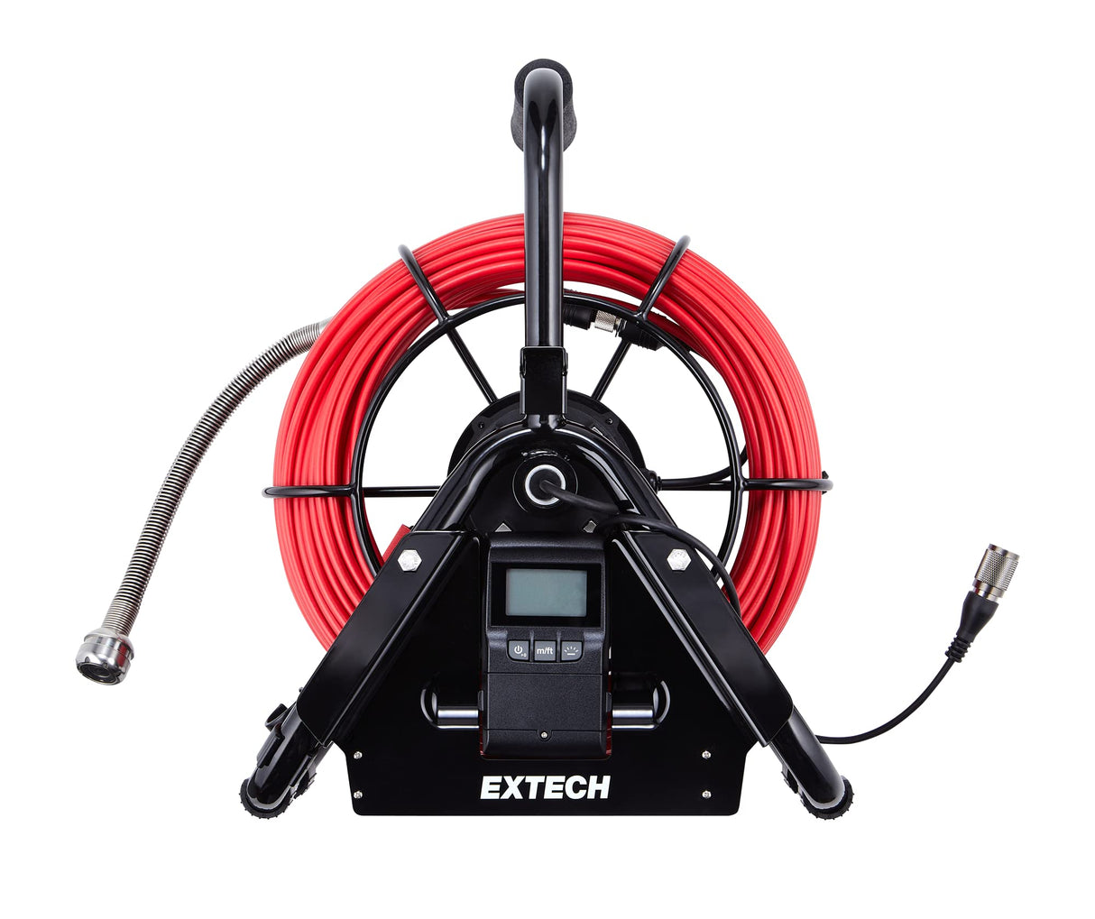 Extech Cámara HDV7C-P28-30 de 28 mm con carrete de plomería de 30 m