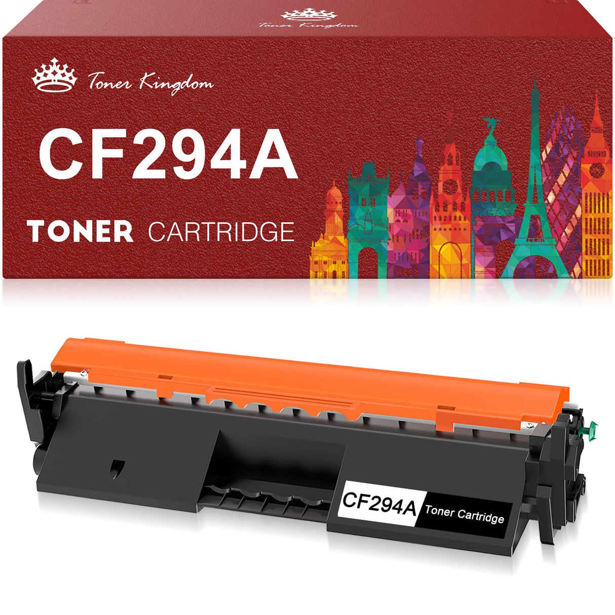 Toner Kingdom CF294A Toner Compatible HP 94A 94X CF294X para Laserjet Pro MFP M148dw M148fdw M148 Laserjet Pro M118dw M118 (Negro, 1-Pack)
