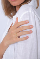 ELLI y ELLI PREMIUM Damen-anillo apilables anillo Infinity 375 oro amarillo - 0610193114