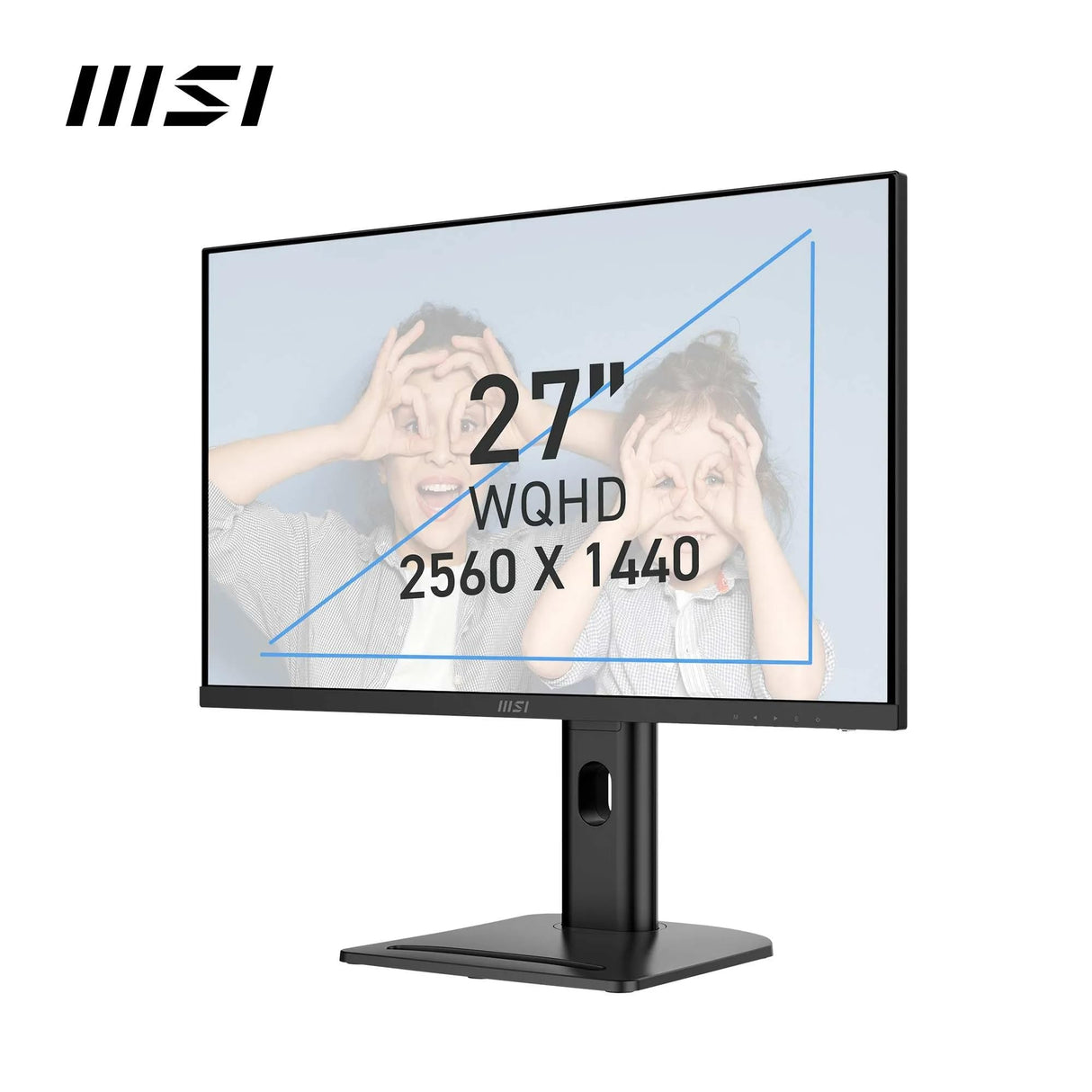 MSI Pro MP273QP E2 Monitor Profesional WQHD de 27", Panel IPS 2560 x 1440, 100Hz, 4ms, Panel IPS 2560 x 1440, 100Hz, 400 nits, Anti-Glare, Altavoces Integrados, Negro