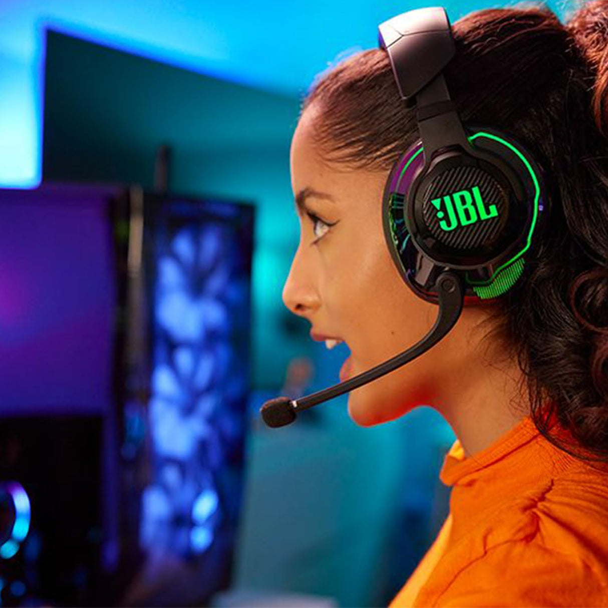JBL Quantum 910X Auriculares inalámbricos con Bluetooth para Xbox, cancelación activa del ruido, QuantumSOUND Signature, 37 h de batería, negro