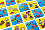 REBEL- Animales Juegos de construcción, Multicolor (G1-616691)