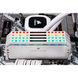 Corsair Dominator Platinum RGB 32 GB DDR4 3200MHz C16, AMD Optimizado LED RGB Memoria de Sobremesa Rendimiento de Alta, Respuesta Ajustados, 12 Direccionables CAPELLIX Leds RGB, 4 x 8 GB, Blanco