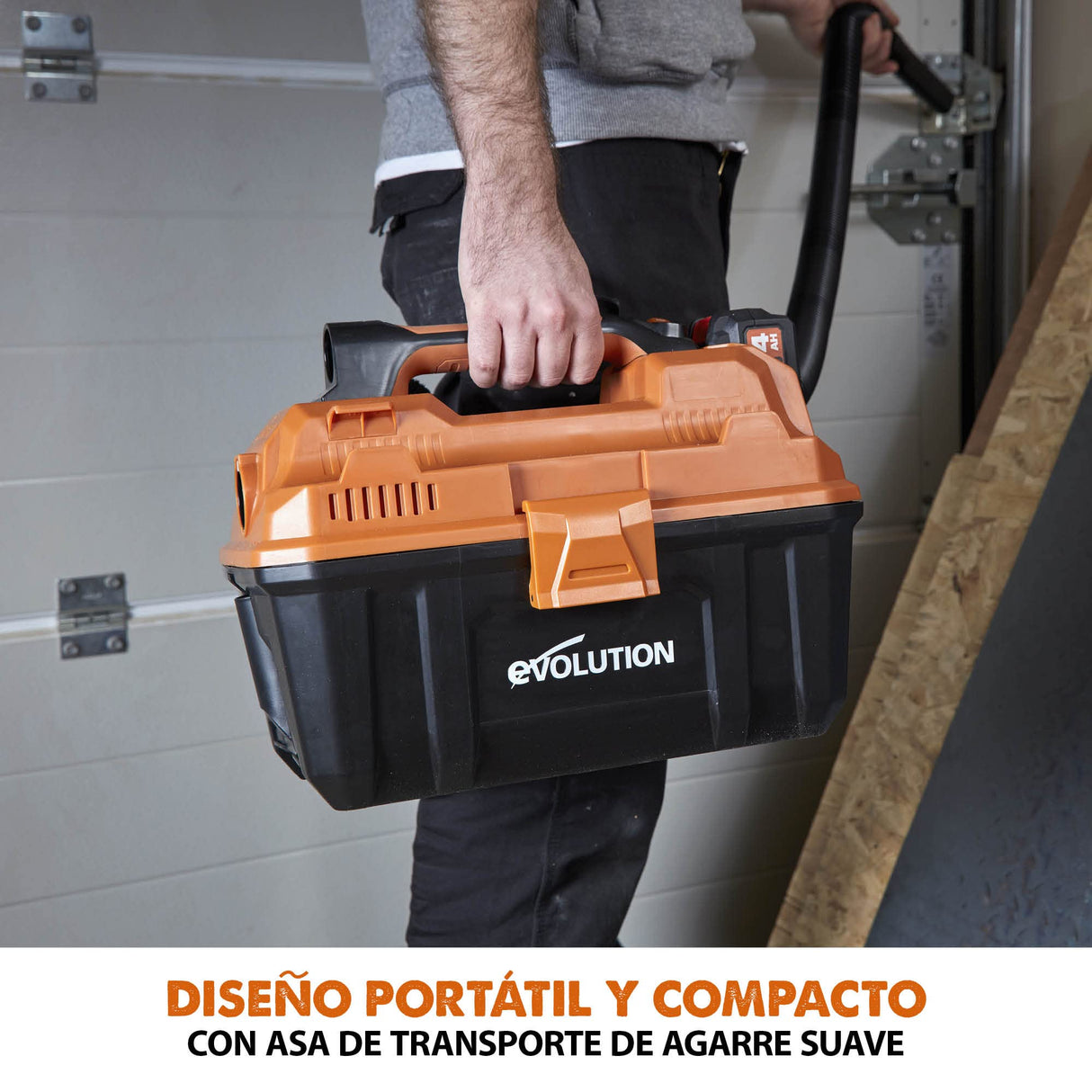 Evolution Cordless R11VAC-Li Aspiradora de taller en seco y húmedo 18v Li-Ion EXT