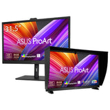 ASUS ProArt Display OLED PA32DC - Monitor Profesional de 31,5 Pulgadas (4K UHD (3840 x 2160), 99% DCI-P3, colorímetro Integrado, HDR-10, HLG, ΔE < 1, USB-C, HDMI, Calman, integración ColourSpace)