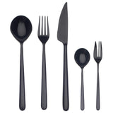 Mepra 108722030D - Vajilla para Aperitivos y Salsas, Color Negro