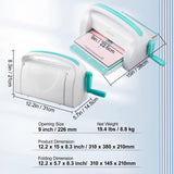 VEVOR Máquina Troqueladora Apertura de Ancho de 226 mm Máquina de Troquelado y Estampado Manual con 8 Troqueles, 10 Cartulinas y 1 Carpeta A6 Juego Completo para Decoración Álbum Tarjetas Manualidades