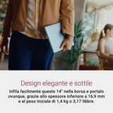 Dell Inspiron 7441 Laptop 14 QHD+ Touchscreen Display, Qualcomm Snapdragon 16 GB LPDDR5X RAM, 512 GB SSD, Qualcomm Adreno, Windows 11 Home - Cloud Cover