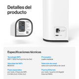 Mesh Linksys Velop Micro 7 | Doble banda con velocidad WiFi BE5000 | Cobertura para toda la casa con hasta 200 m² por nodo | Ethernet de 2,5 Gb/s | W-iFi 1,8 veces más rápido que WiFi 6 | Paquete de 1
