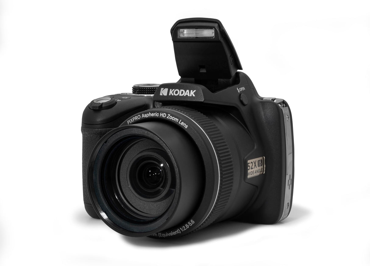 KODAK Pixpro Astro Zoom AZ405 - Cámara Digital Bridge, Zoom 40x, Gran Angular de 24 mm, 20 MP, Pantalla LCD de 3", Video Full HD 1080p, Estabilización Óptica de Imagen (OIS), Pilas AA - Blanco