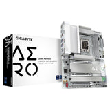 GIGABYTE Placa Base Z890 Aero G - Compatible con procesadores Intel Core Ultra (Serie 2), 16+1+2 Fases VRM, hasta 8800MHz DDR5 (OC), 1xPCIe 5.0 + 4xPCIe 4.0, Wi-Fi 7, LAN 2.5GbE, Thunderbolt 4