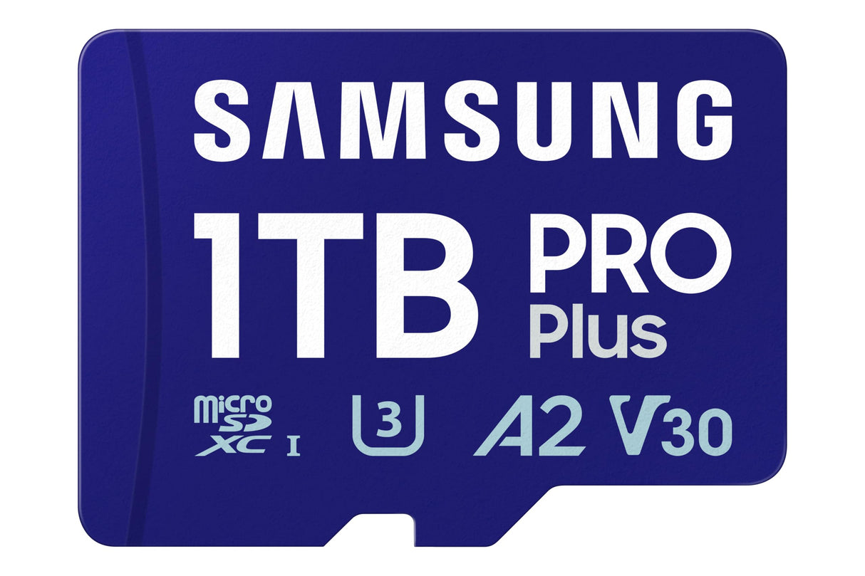 Samsung Memorie MB-MD1T0SA Pro Plus - Tarjeta MicroSD para móvil y Consola Gaming de 1 TB, UHS-I U3, hasta 180 MB/s