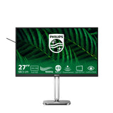 Philips 27B2G5200 Monitor 27" FHD, WLED, 100Hz, IPS, 4 ms GtG, Adaptive Sync., TUV EyeSafe, Altavoces, Altura Ajustable (1920x1080, D-Sub, 1x HDMI 1.4, 1x DP 1.2) Gris Oscuro
