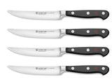 WÜSTHOF Classic juego de cuchillos bistec con 4 cuchillos 12 cm, negro