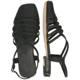 Melvin & Hamilton Sandrine 4, Sandalia Mujer, Negro, 41 EU