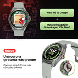 Ticwatch Pro 5 Enduro Slate Smartwatch para Hombres 1.43 "Android Wear OS Reloj Inteligente 90 Horas de batería 110+ Modos de Entrenamiento 7/24 Ritmo cardíaco No es Compatible con iPhone/iOS