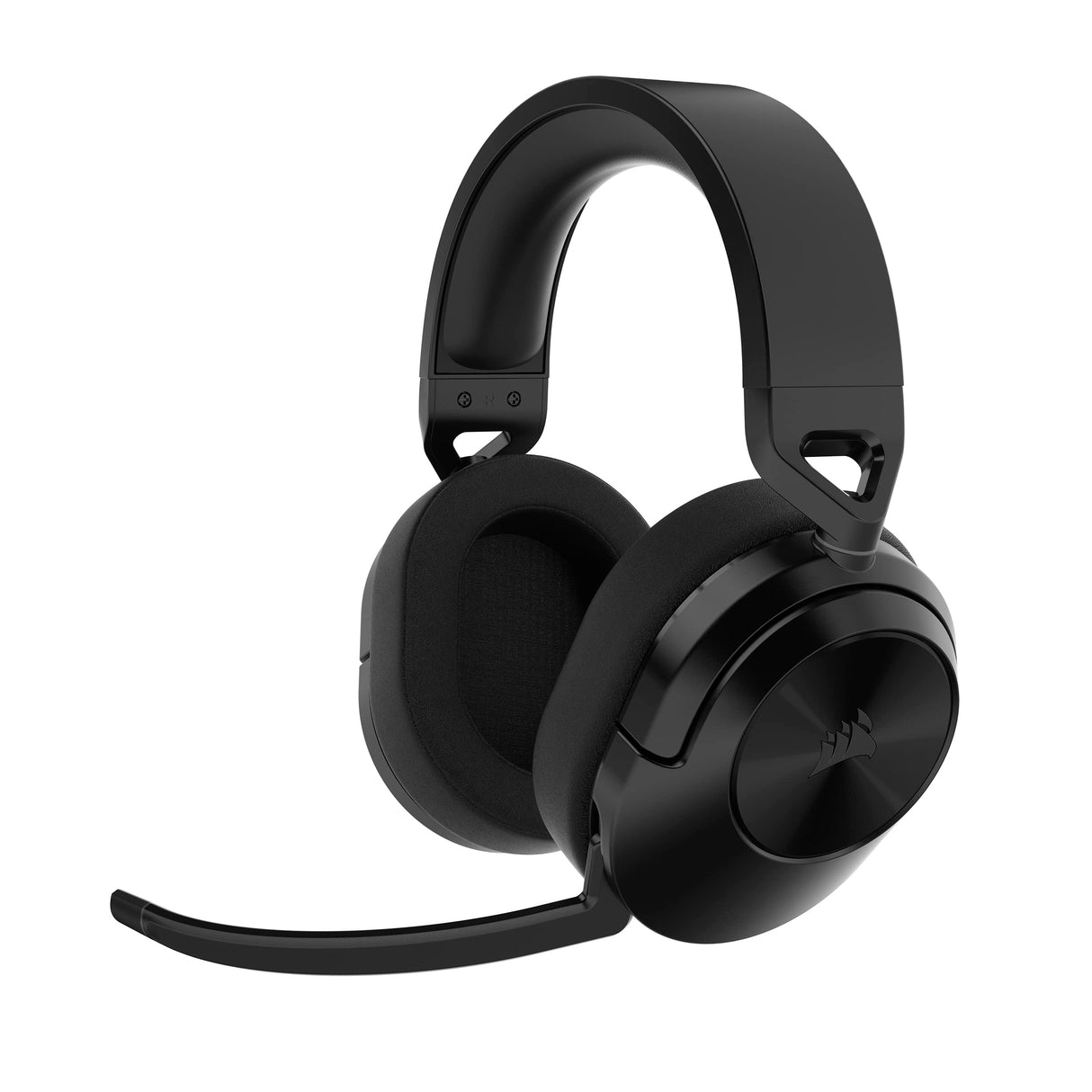 Corsair HS55 WIRELESS CORE Auriculares Ligeros para Juegos - Micrófono Omnidireccional - Transductores de Neodimio - Alcance de Hasta 15 Metros - iCUE - PC, PS5, PS4, Nintendo Switch - Carbono