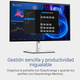 Dell U2724DE UltraSharp Thunderbolt 27" QHD (2560x1440) Monitor, 120Hz, IPS Black, 5ms, 98% DCI-P3, 2x Thunderbolt, 2x USB-C, 2x DisplayPort, HDMI, 4x USB, RJ45, 3 Años de Garantía, Plata