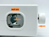 Pelamatic - Máquina Eléctrica para Pelar y Partir Almendras, Nueces y Avellanas | Modos Manual y Automático | Regulador de Tamaño | Fácil de Limpiar, Blanco, Plástico