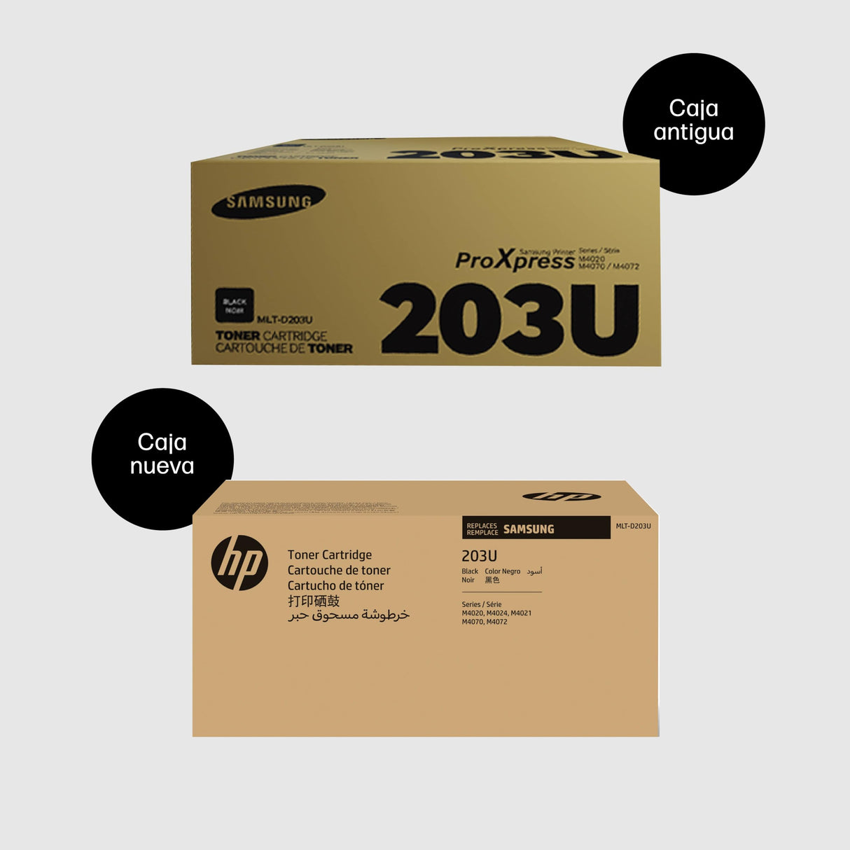 Samsung MLT-D203U, SU916A, Negro, Cartucho Tóner de Alta Capacidad Original, de 15.000 páginas, compatible con impresoras Samsung LaserJet ProXpress M4020ND y MFP M4070FR