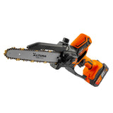 Altuna - Motosierra a Batería con Cadena de Titanio Autoengrasable - Motor Brushless 1000W - Corte 180mm - Incluye 2 Baterías 4Ah - Ligera y Compacta - Con Maletín Protector y Gafas de Protección