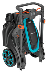 GARDENA Cortacésped de Alto Rendimiento PowerMax Duo 46/36V de Doble Cuchilla con batería P4A