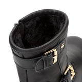Panama Jack Felina Igloo Trav Motorcycle - Barco para mujer, Negro, 42 EU