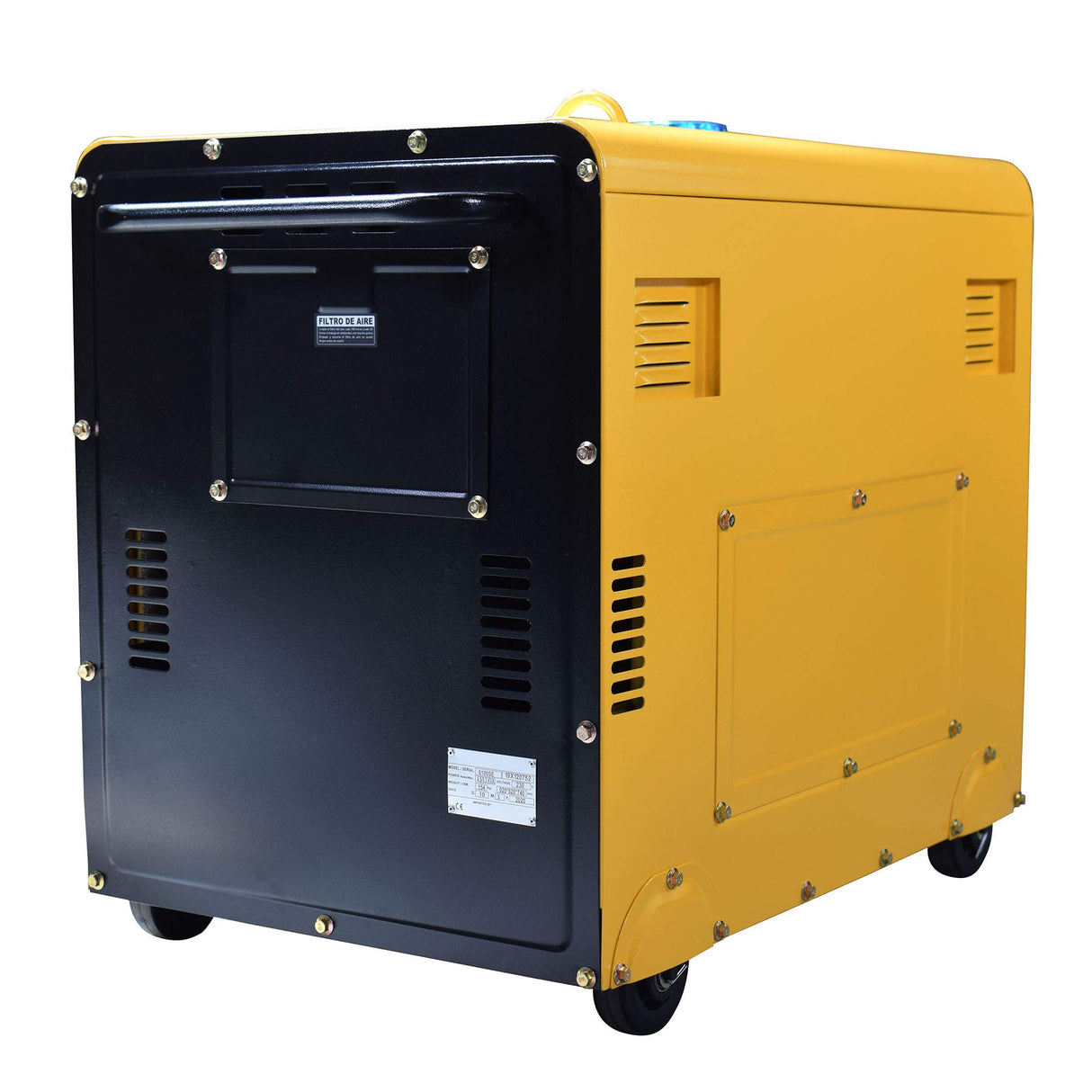 ITC Power NT-6100SE - Generador Diésel (monofásico, 12 L), color amarillo