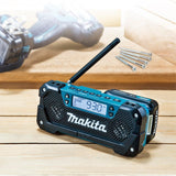 Makita MR052 Radio de Trabajo 10.8V CXT, 50 W, 12 V, Azul
