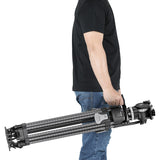 LEOFOTO Trípode de Carbono LVF-163C + FH-10 Kit de trípode de vídeo