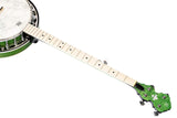 Banjo ORTEGA Falcon Series - Verde Transparente, OBJE400TGR