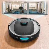 Cecotec Robot Aspirador Conga 7490 Eternal Home Genesis. iTech Laser Eye, 4en1, Room Plan, Base-SmartClean, 3000 Pa, Fregado, 110 Minutos, 8 Modos, Bolsa 2 L.