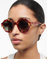 GIGI STUDIOS Laura Sunglasses, Green, 48mm, 40mm para Mujer
