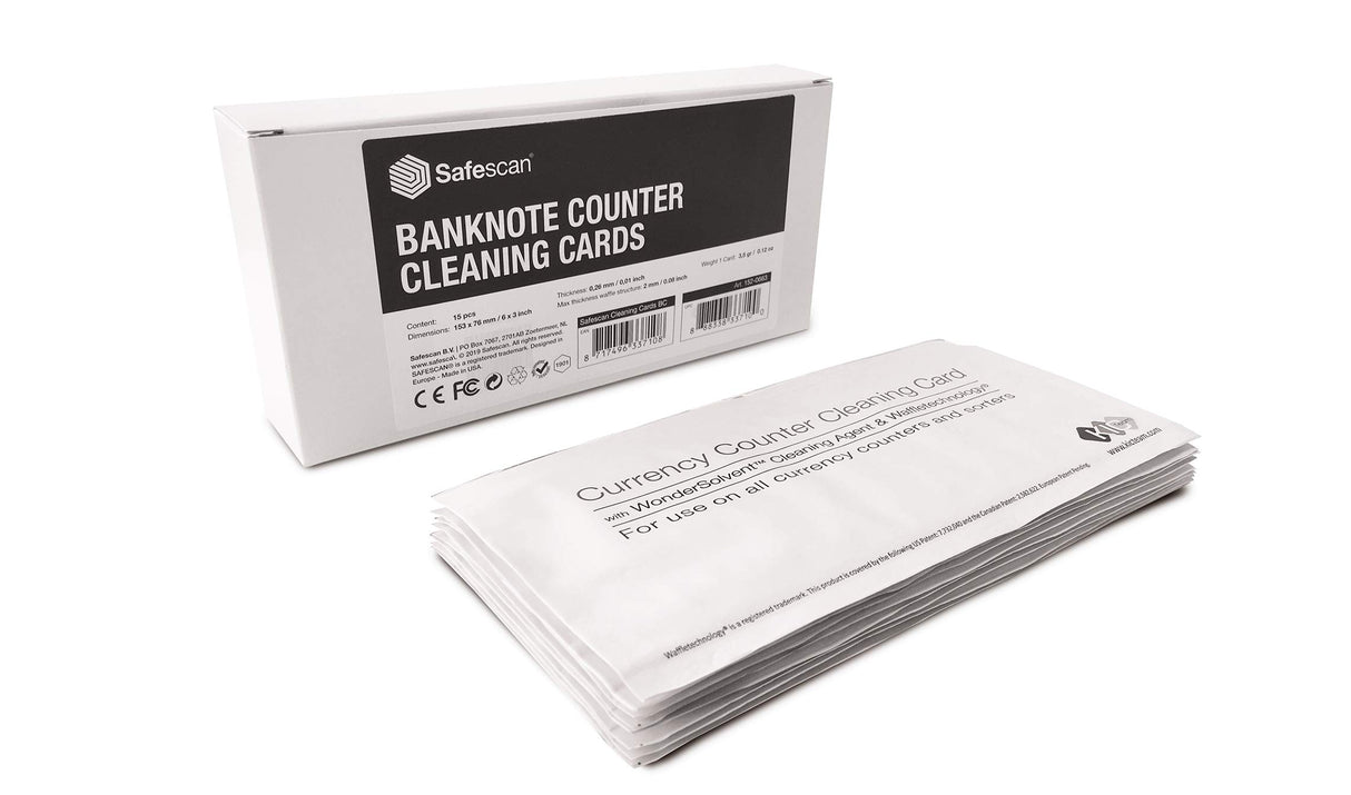Safescan Tarjetas de limpieza
