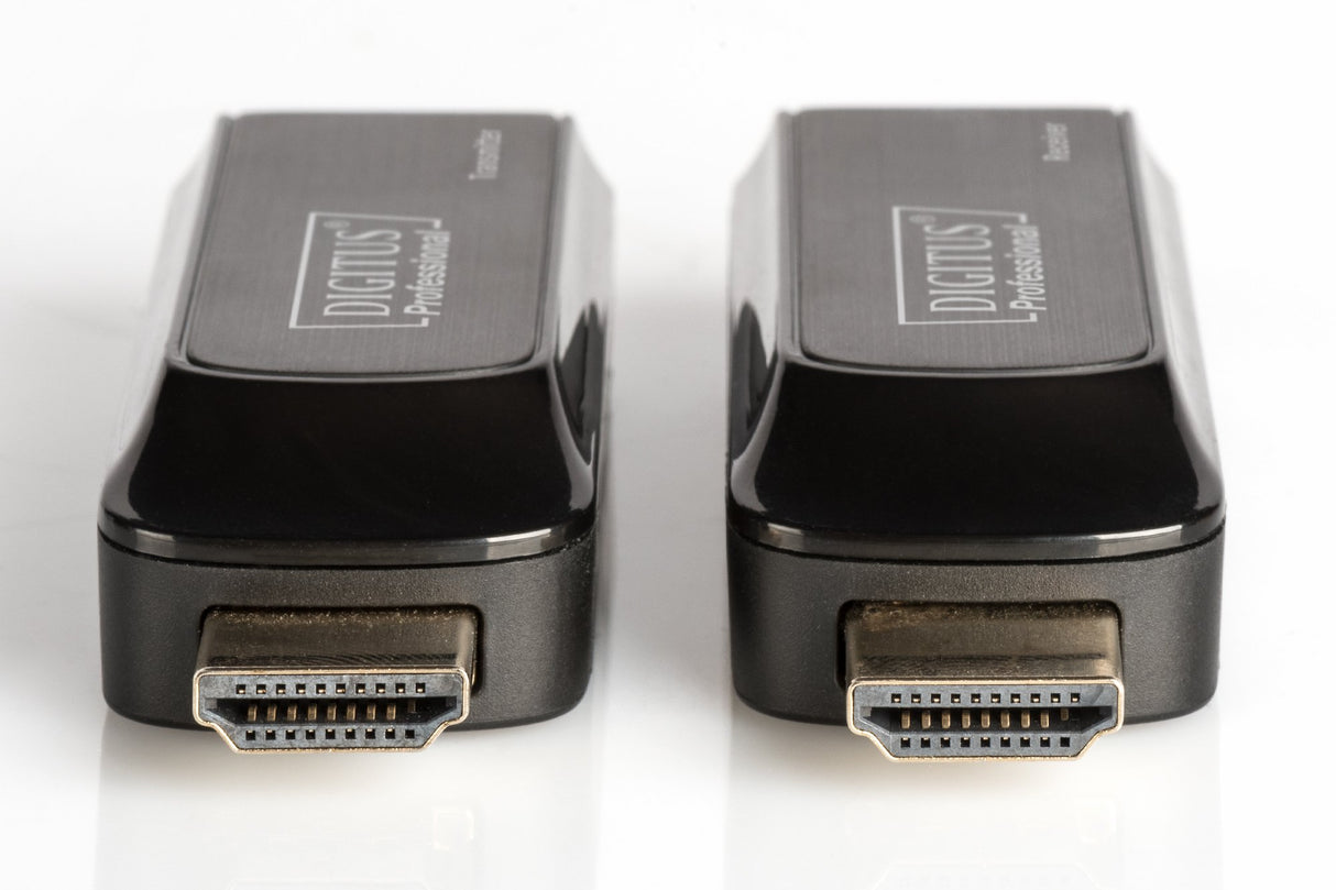DIGITUS DS-55203 Extensor HDMI - Full HD 1080p 60 Hz - 50 m mediante cable LAN - Set: Transmisor y Receptor - HDCP 1.2a, Audio LPCM