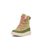 Sorel Explorer 3 Lace WP, Botas de moda, Unisex niños, Savory Bleached Ceramic Toddler, 31 EU