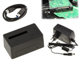 KALEA-INFORMATIQUE Docking Station para Disco SAS USB3.0 5G Link, Fuente de alimentación 12V 2A. Soporta 18TB - USB Serial Attached SCSI SAS HDD Dock