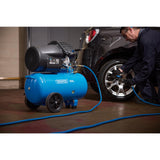 Draper DA50/412tv 50L 230 V 3.0 hp compresor de aire, Azul