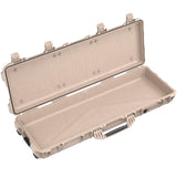 PELI 1720 Maleta Protectora Alargada; Protección Superior para Equipos Valiosos como Cámaras DSLR, Kits GoPro y Drones Compactos; Resistente al Agua y al Polvo; Volumen: 49 litros; Color: Beige