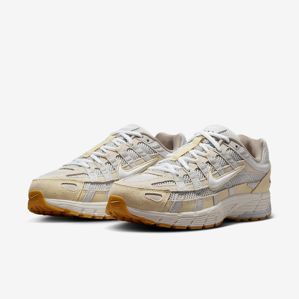 NIKE P-6000, Sneaker Hombre, Photon Dust White Lt Khaki Phantom, 37.5 EU