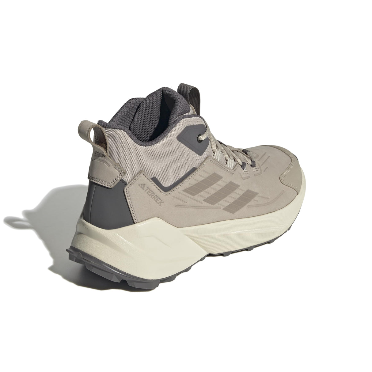 adidas Terrex Trailmaker 2 Mid Leather Hiking Shoes, Zapatos de Senderismo Hombre, Wonder Beige/Wonder Beige/Charcoal, 43 1/3 EU