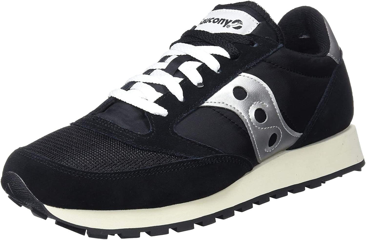 Saucony Jazz Original Vintage, Scarpe da ginnastica Uomo, Black Silver White, 40 EU
