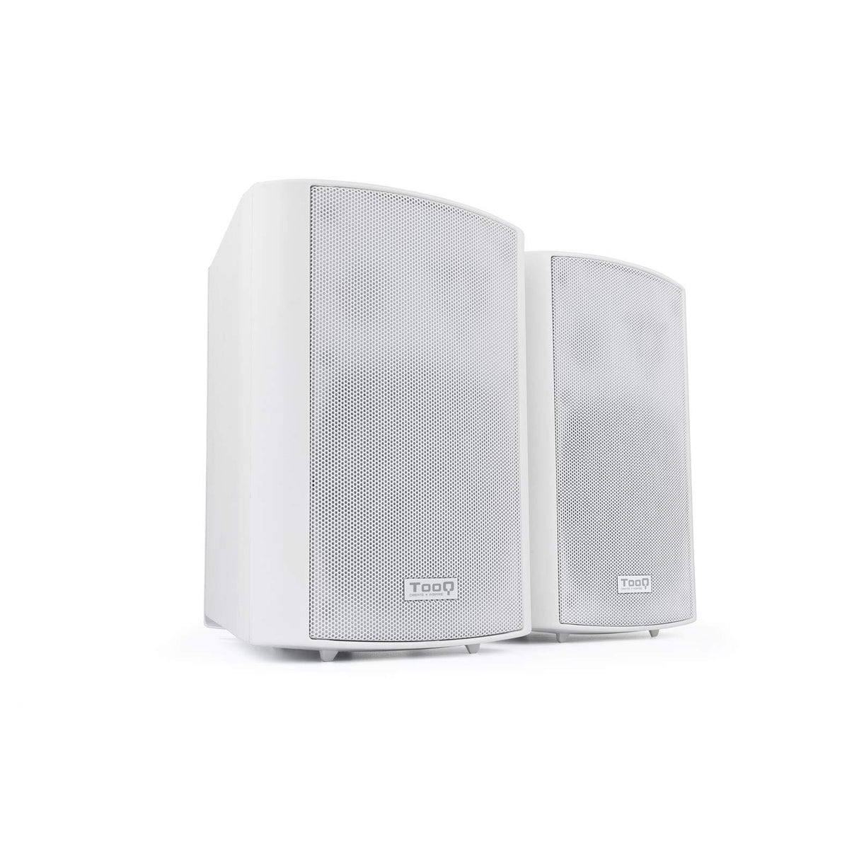 Altavoces - autoamplificados, Blancos, con Puerto USB, conexión Bluetooth, 20W de Potencia, Fabricados en plástico Resistente. *