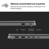 LG gram Book 15U50T-G.AA56B 15 Pulgadas, Intel Core i5, 16 GB RAM, 512GB SSD, Panel IPS Antirreflejo, Intel Iris Xe Graphics, 1.650 Kg, 10 Horas, Plateado Teclado QWERTY Español