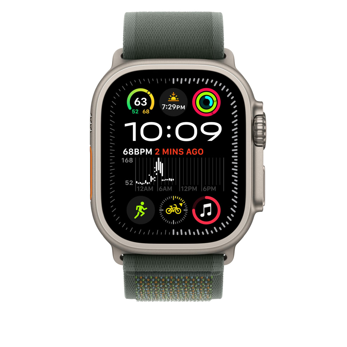 Apple Watch Band - Correa Loop Trail - 49 mm - Verde - Talla M/L