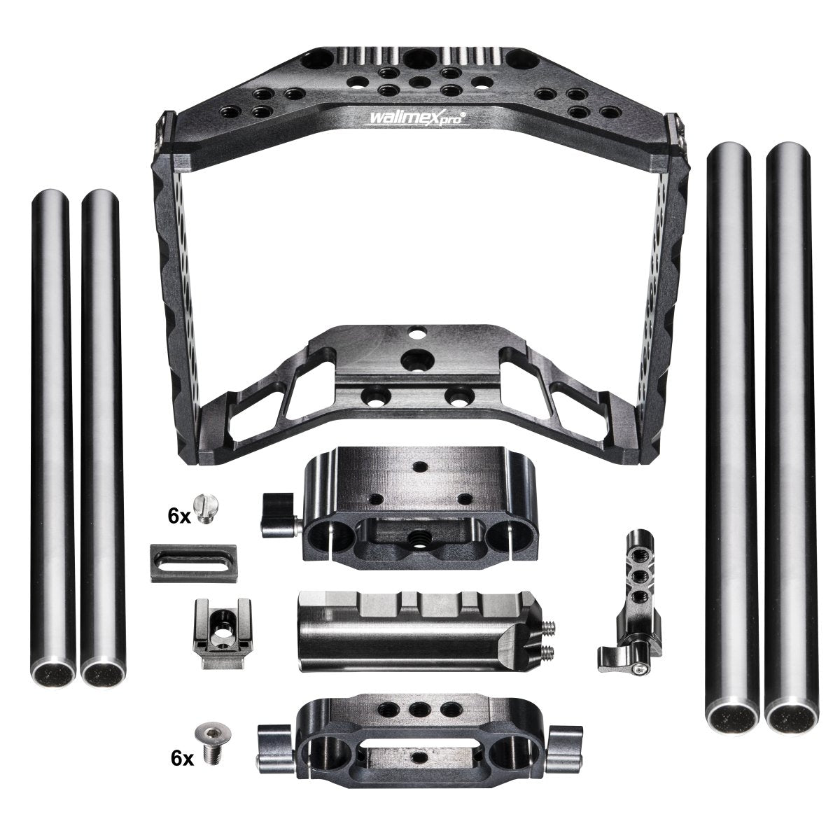 Walimex pro Aptaris Blackmagic Cinema - Soporte para videocámaras, Plateado