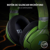 Razer Kaira Pro - Auriculares Wireless para Juegos de Móvil de Xbox y de Xbox Series X (Diafragmas de Titanio de 50 mm TriForce, Micrófono supercardioide HyperClear, Micrófono Móvil) HALO