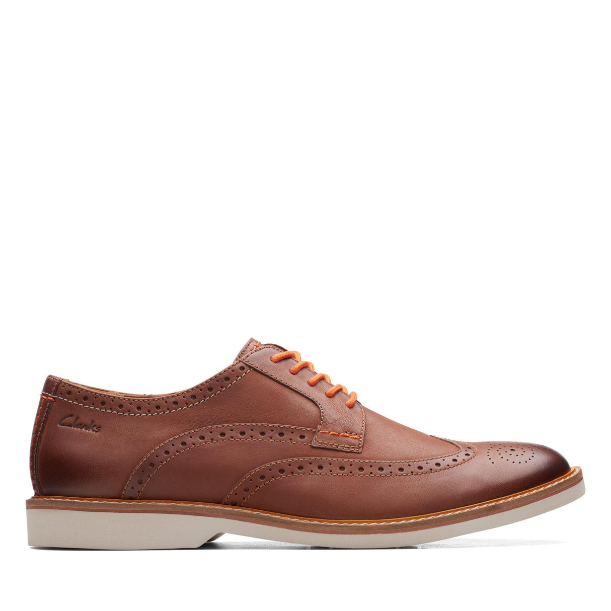 Clarks Atticusltlimit, Oxford Hombre, Dark Tan Lea, 44 EU